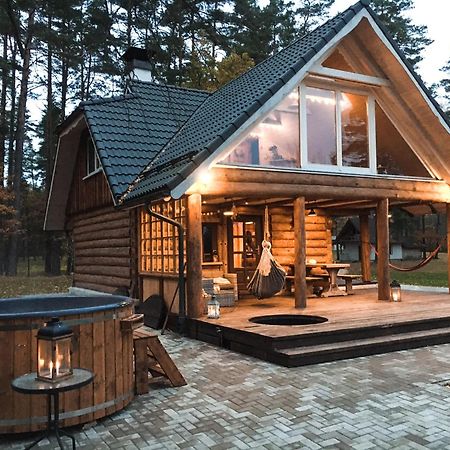 "Gaujmale" Sauna House In Nature Laukbeitini Eksteriør bilde