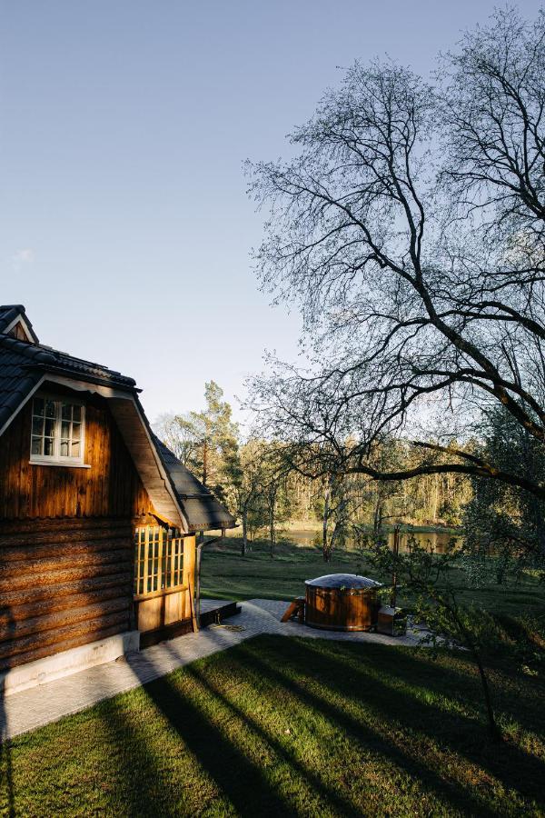 "Gaujmale" Sauna House In Nature Laukbeitini Eksteriør bilde